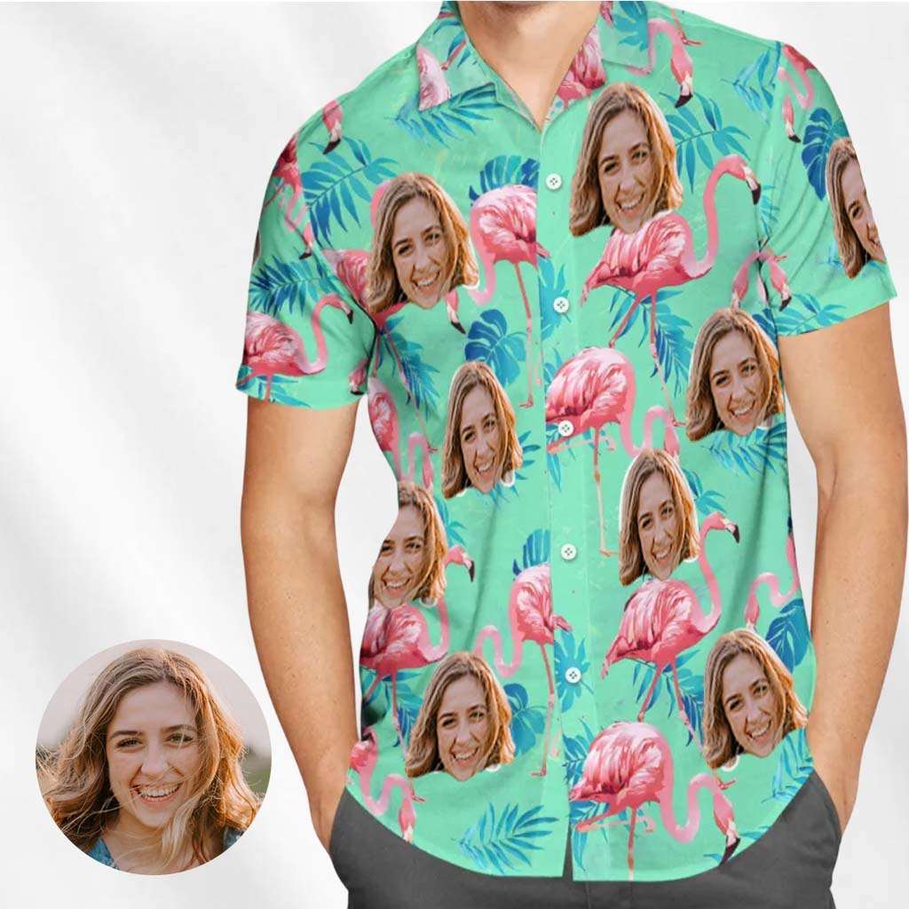 Custom Hawaiian Face Shirt