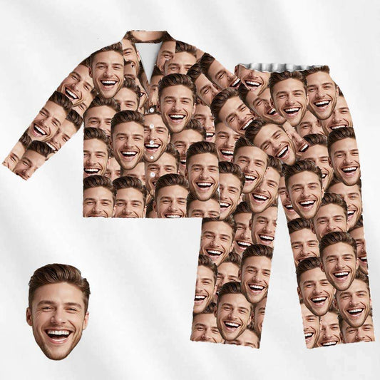 Custom Face Pajamas Customized Face Mash Pajamas