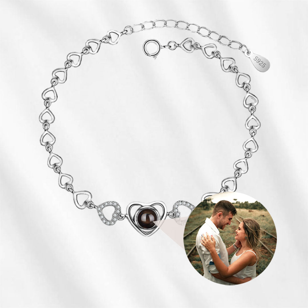 heart picture bracelet