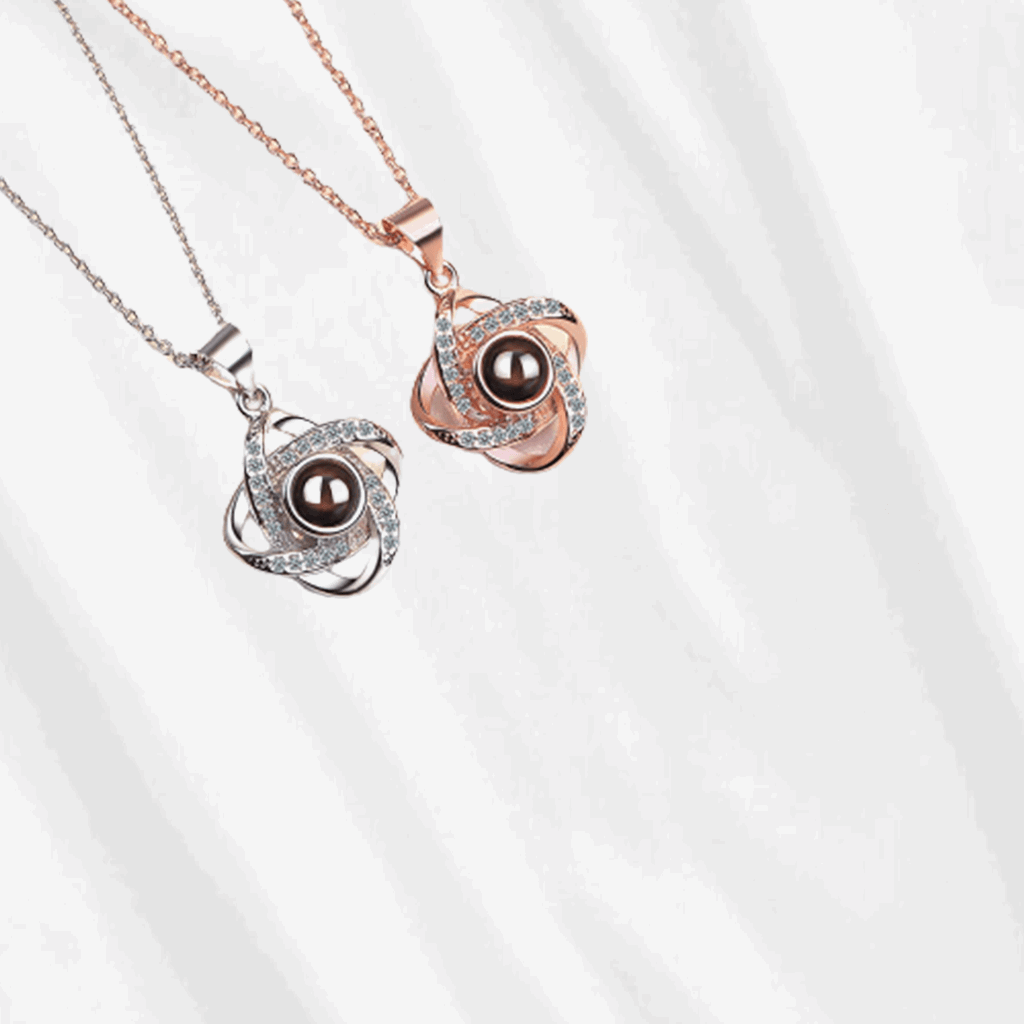 Customodish's photo projection necklace is guaranteed to please and impress whoever you're buying for.