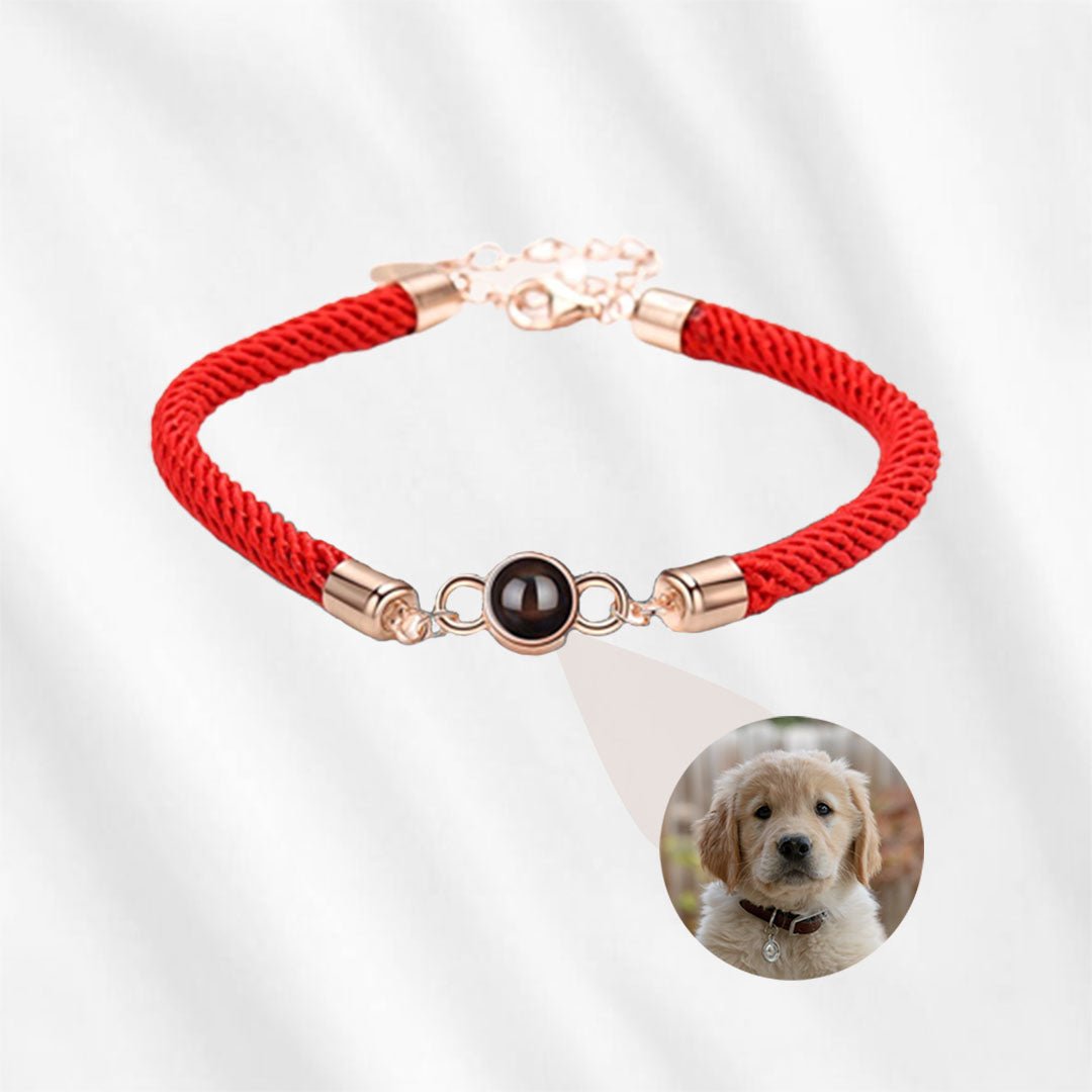The bracelet with photo inside can project your custom photo onto a wall! A gift that everyone will treasure forever.
