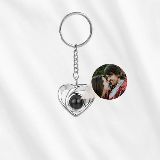 custom photo projection keychain