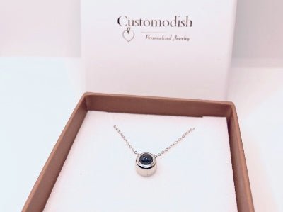 Customodish personalised projection necklaces are great gift for your loved one!