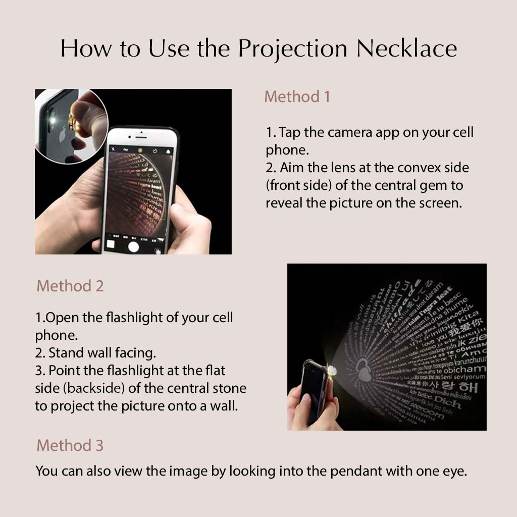 How to Use a Projection Necklace?