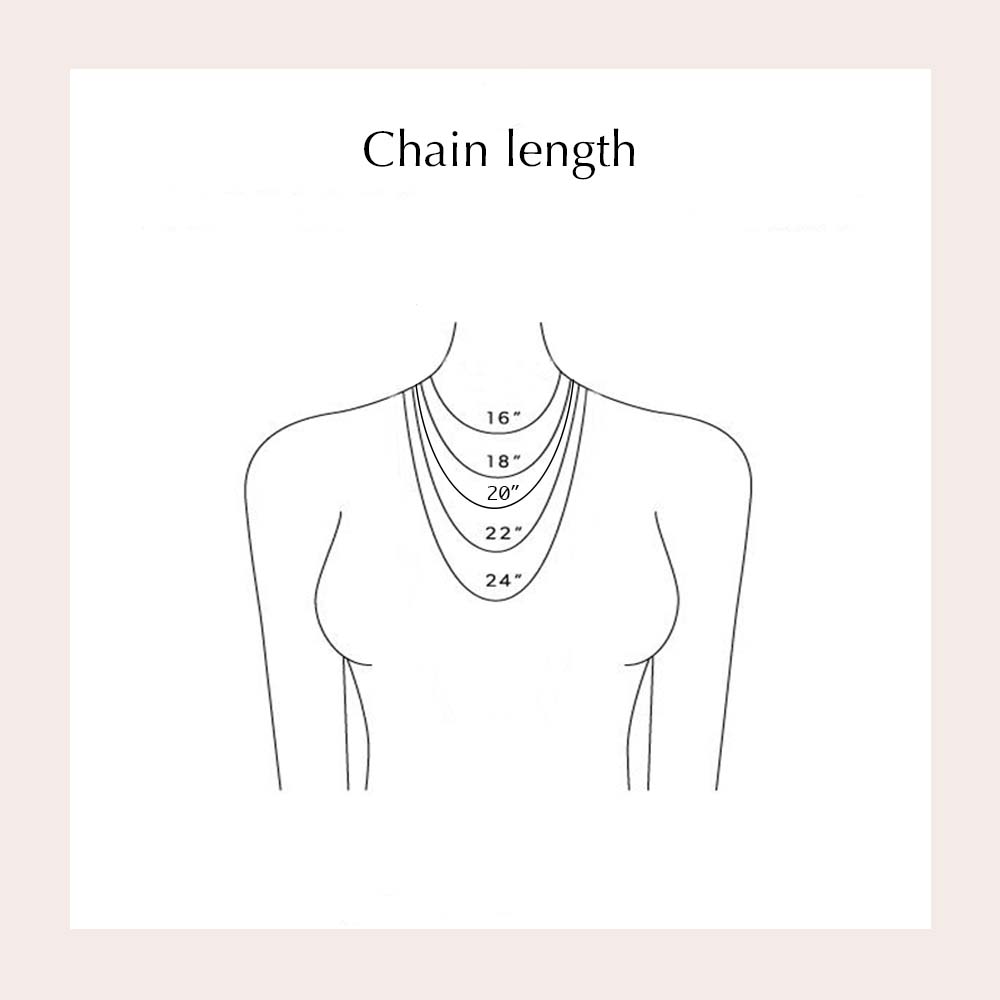 projection jewelry chain length