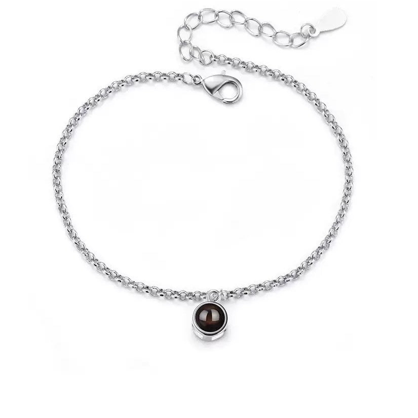 Multi-Charm Personalized Photo Projection Bracelet