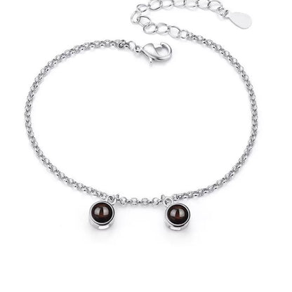 Multi-Charm Personalized Photo Projection Bracelet
