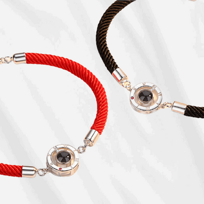 Couple Bracelet with Picture Inside