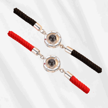 Couple Bracelet with Picture Inside