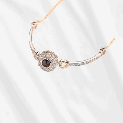 circle hidden photo bracelet