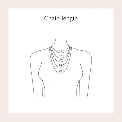 projection necklace chain length