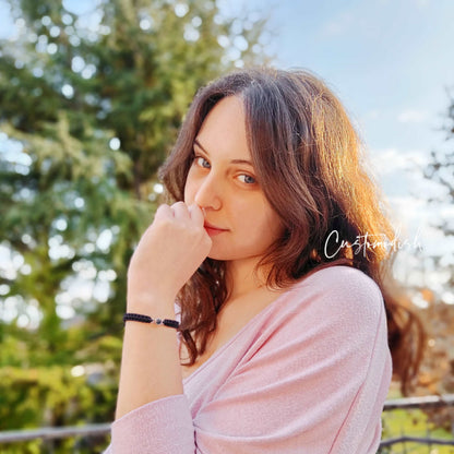 A Personalized Circle Bracelet as personalized gift for girlfriend