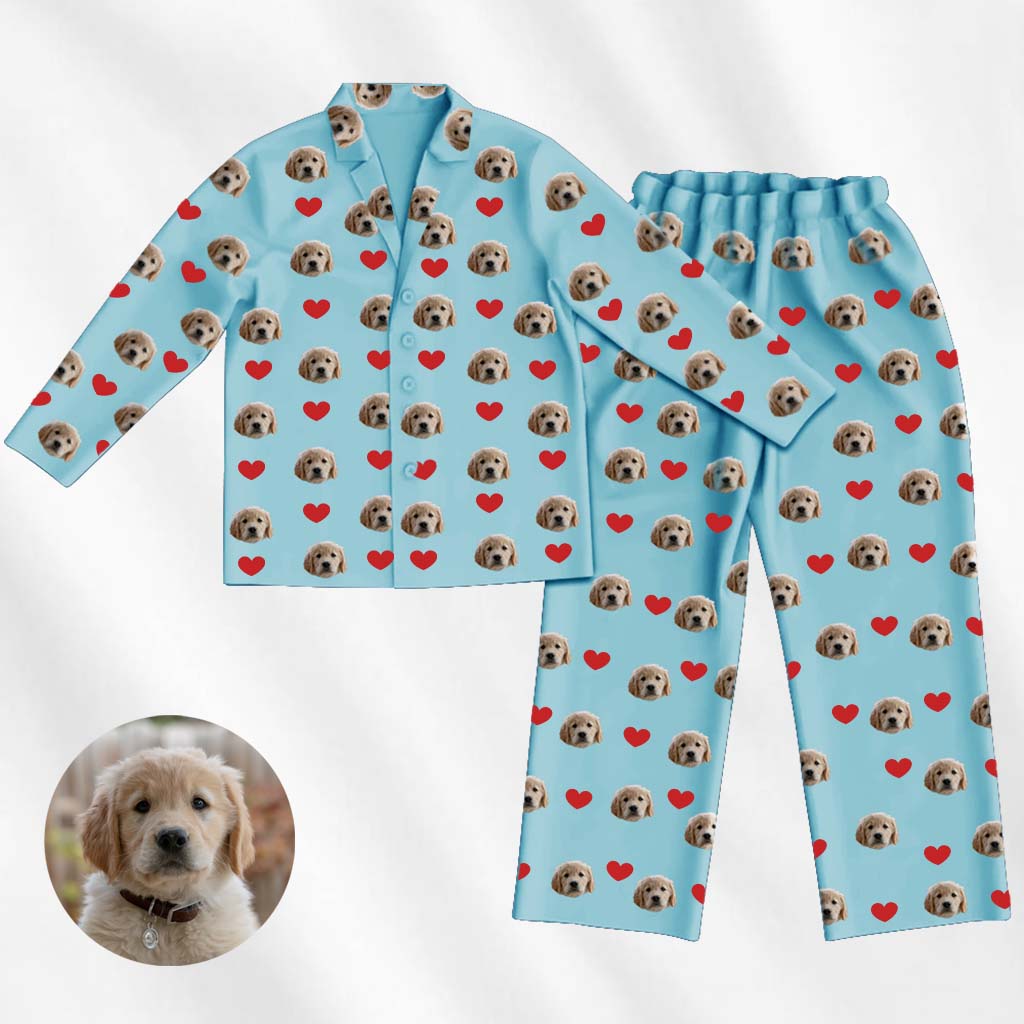 Custom Pajamas Hearts Custom Pajama Sets Customized Pajamas Pockets ...