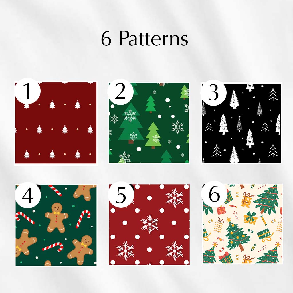 Face Christmas Pajamas Dog Face Christmas Pajamas with Pockets