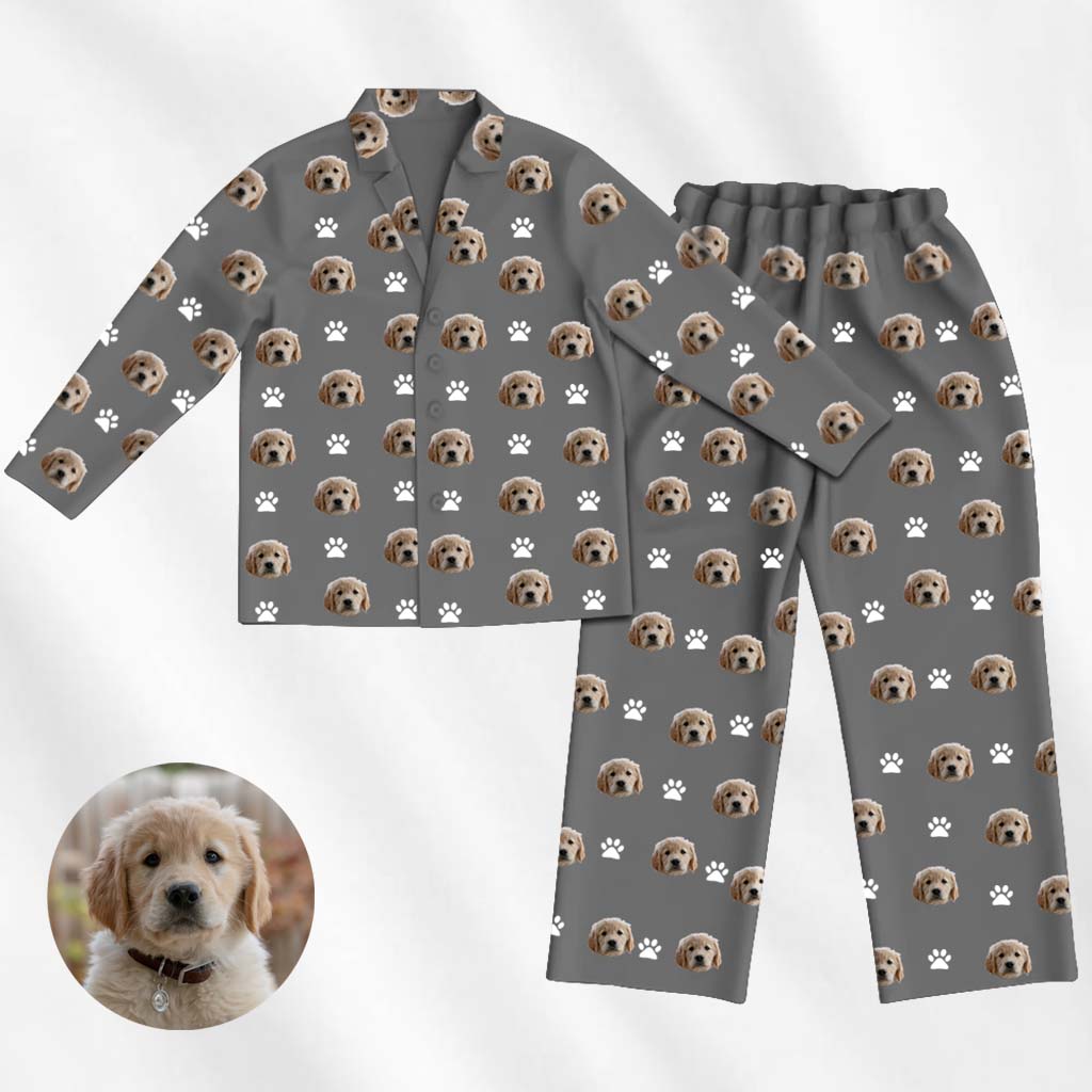 custom dog photo pajamas