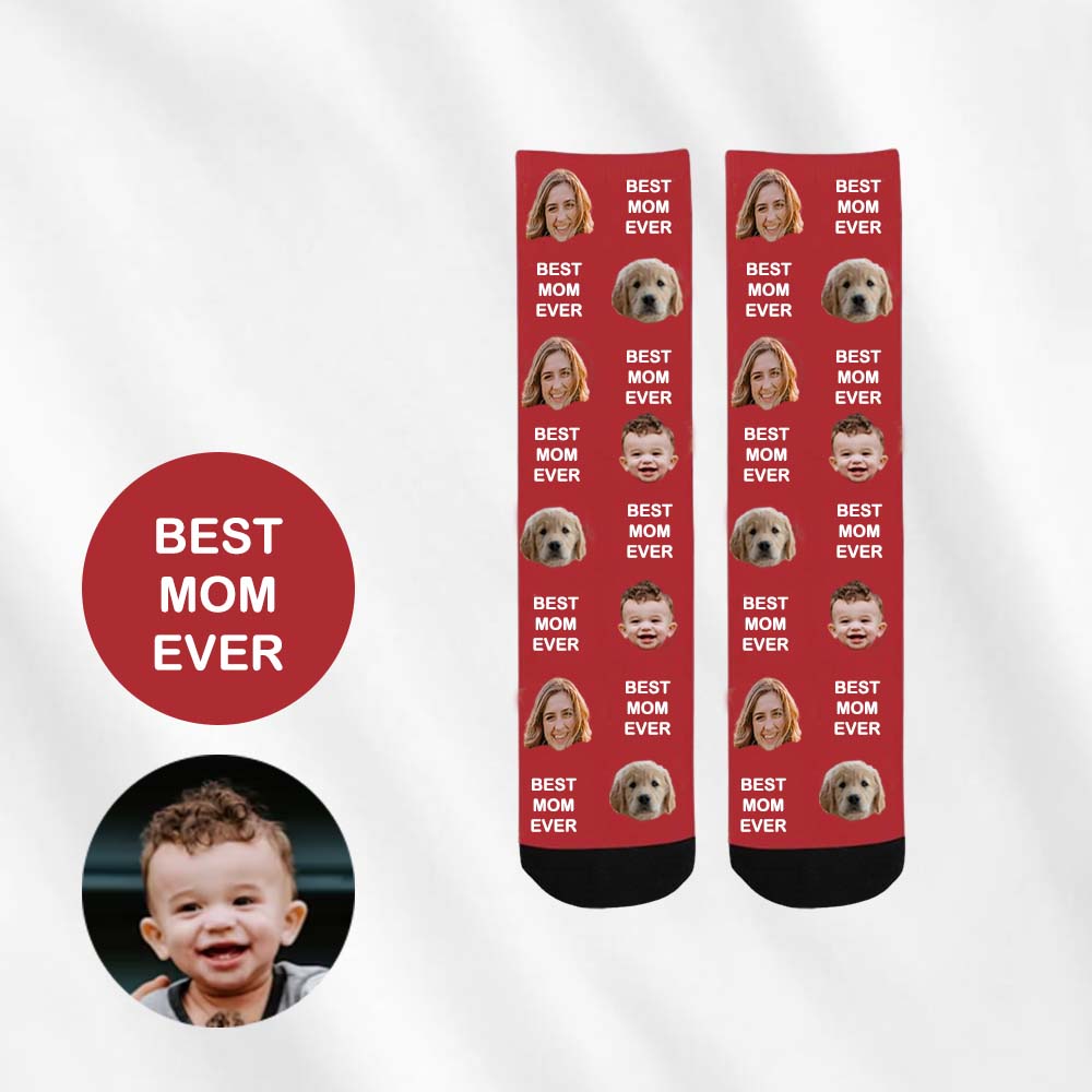 Personalized socks mom