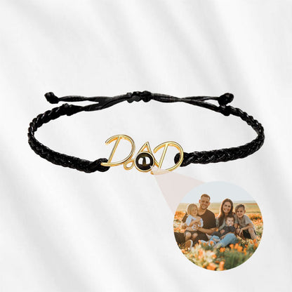 Dad Bracelet with Picture Inside