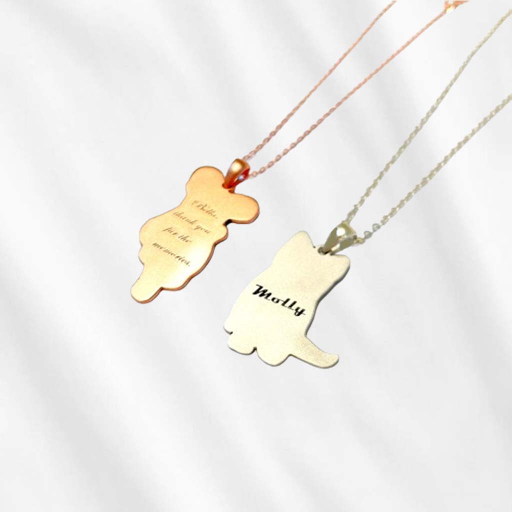 photo engraved necklace