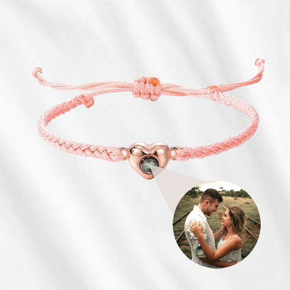 Heart Photo Bracelet for Her