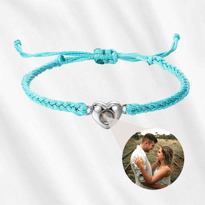 Heart Photo Bracelet for Her