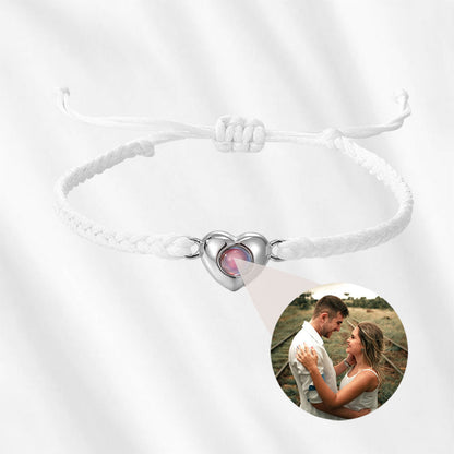 Heart Photo Bracelet for Her