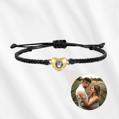 Heart Photo Bracelet for Her