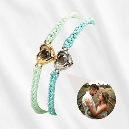 Heart Photo Bracelet for Her