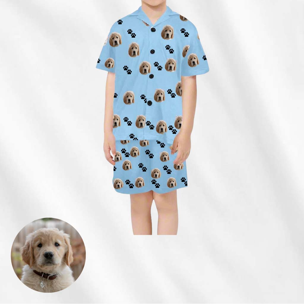 kids custom pajama shorts