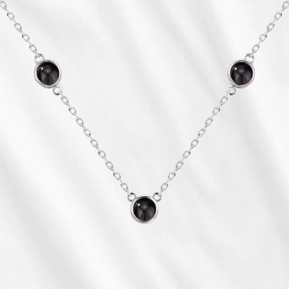 Custom 3-Photo Projection Necklace