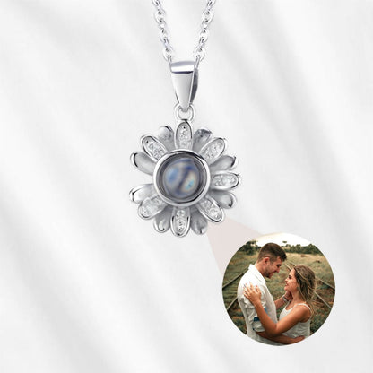 Daisy Photo Projection Necklace