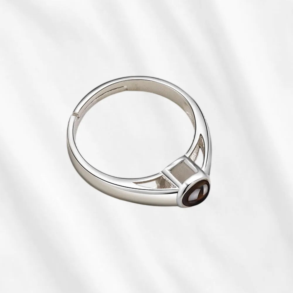 Personalized Projection Rings with hidden pictures inside for men