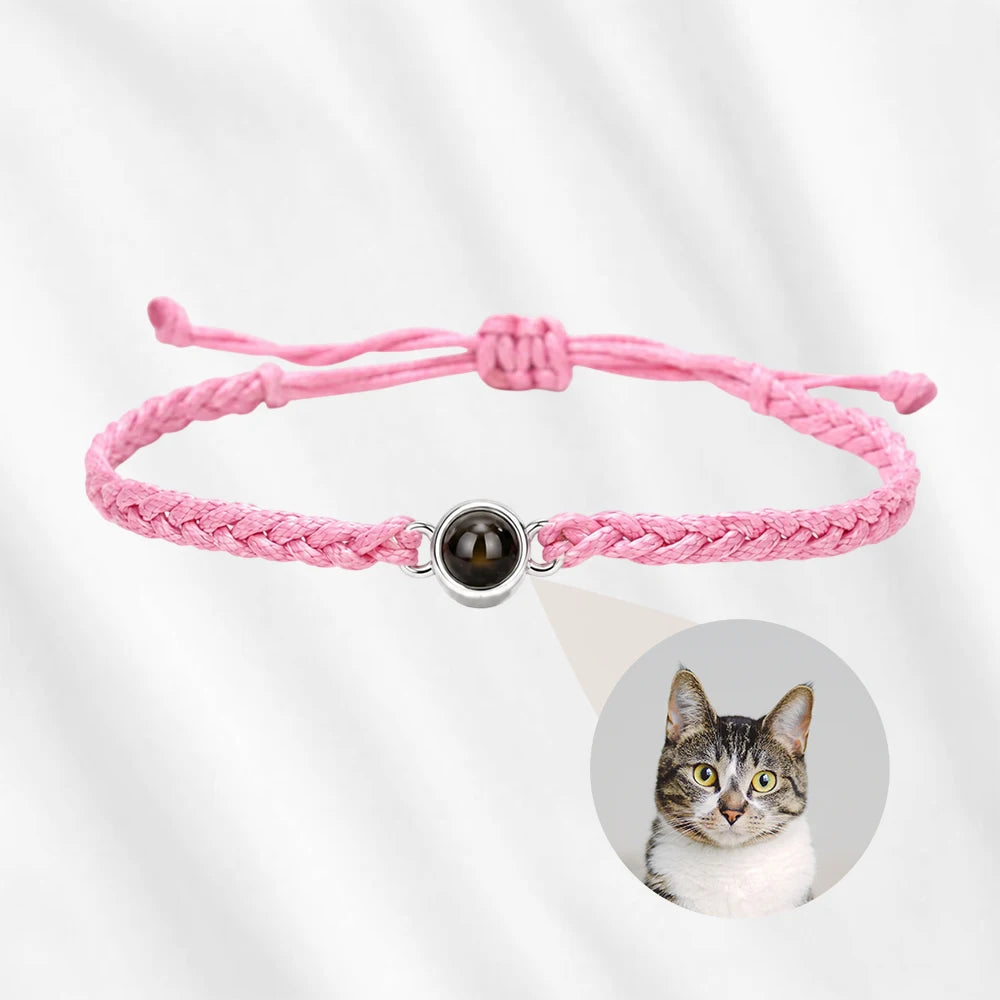 Personalized Circle Photo Bracelet