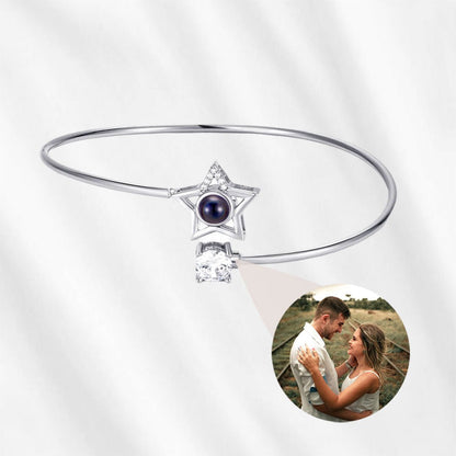 Star Bangle with Picture Inside