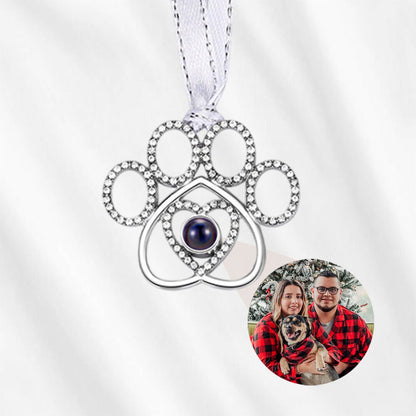 Custom Paw Projection Ornament