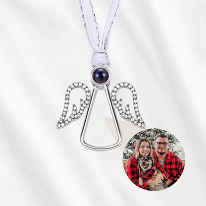 Angel Photo Projection Tree Ornament
