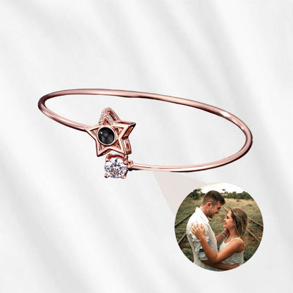 Star Bangle with Picture Inside
