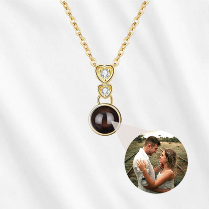 tiny picture necklace - hidden photo jewelry