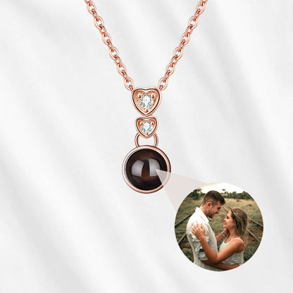 tiny picture necklace - hidden photo jewelry