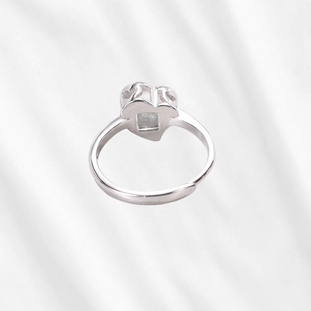 Mini Projector Ring Heart Projector Ring Sterling Silver - Personalized Photo Ring ...