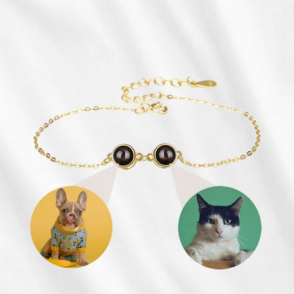 Custom Double Picture Projection Bracelet