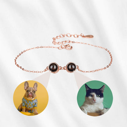 Custom Double Picture Projection Bracelet