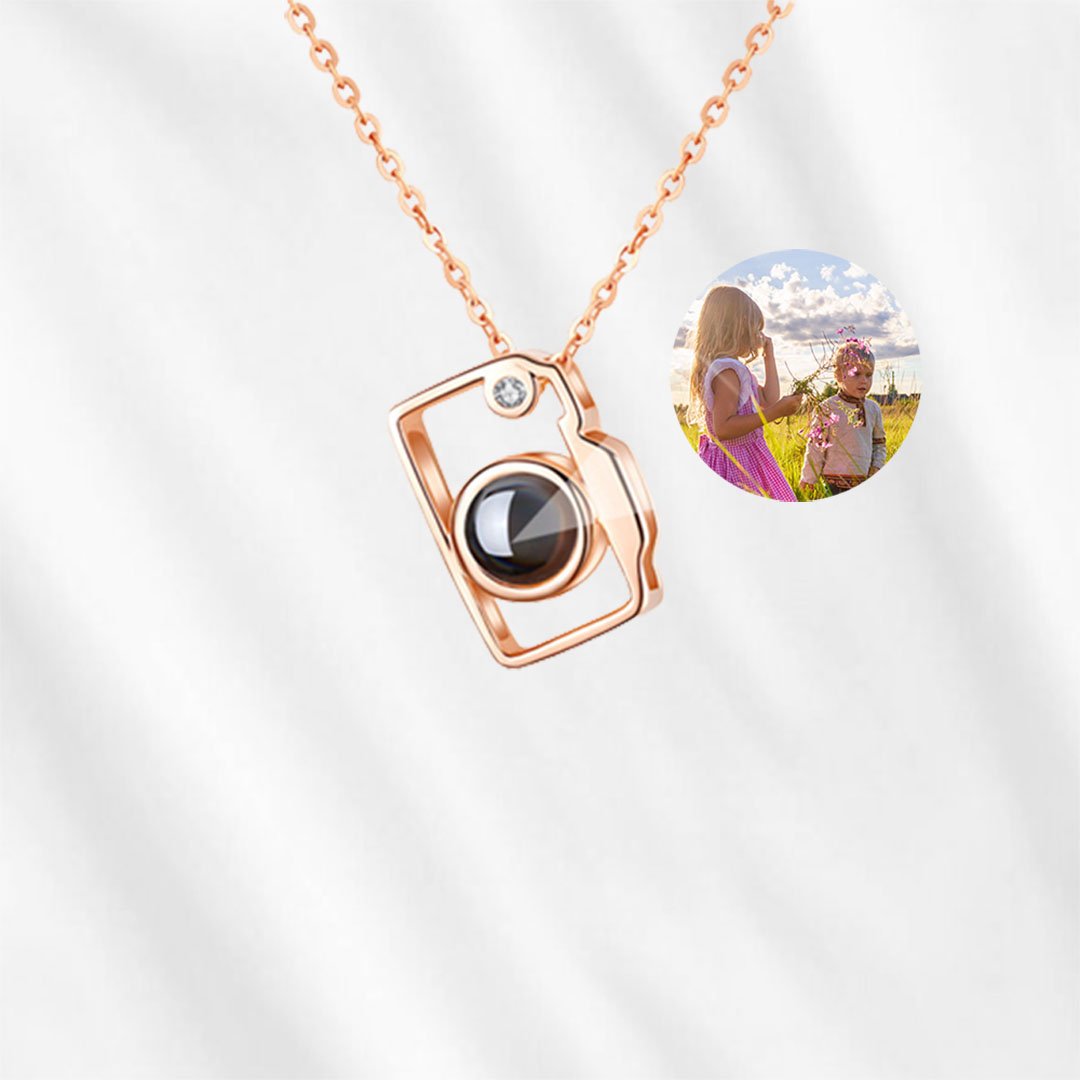 Looking for sterling silver photo projection necklace in the UK? Customodish ships worldwide FREE!