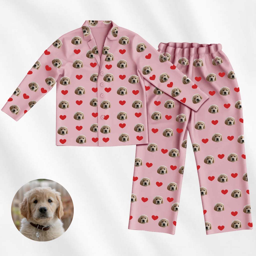 custom pajama pants dog face