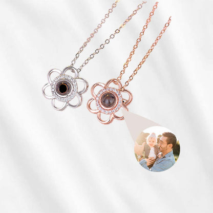 Flower Projection Necklace
