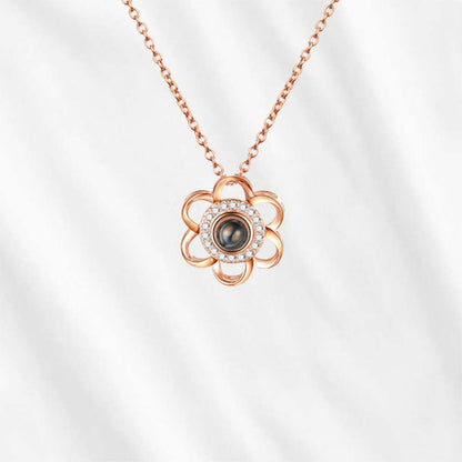 Flower Projection Necklace
