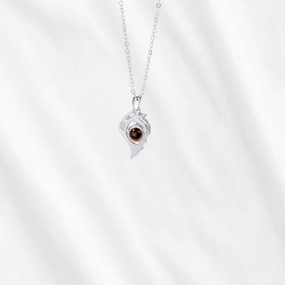 Photo Projection Necklace for Couple