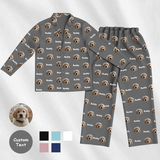 Custom Pajama Pants with Pet Photo & Name Custom Text