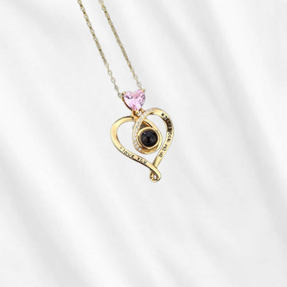 I Love You Projection Necklace