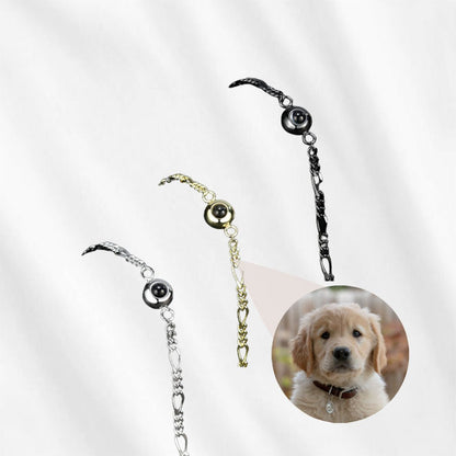 Figaro Chain Photo Projector Bracelet in three colors