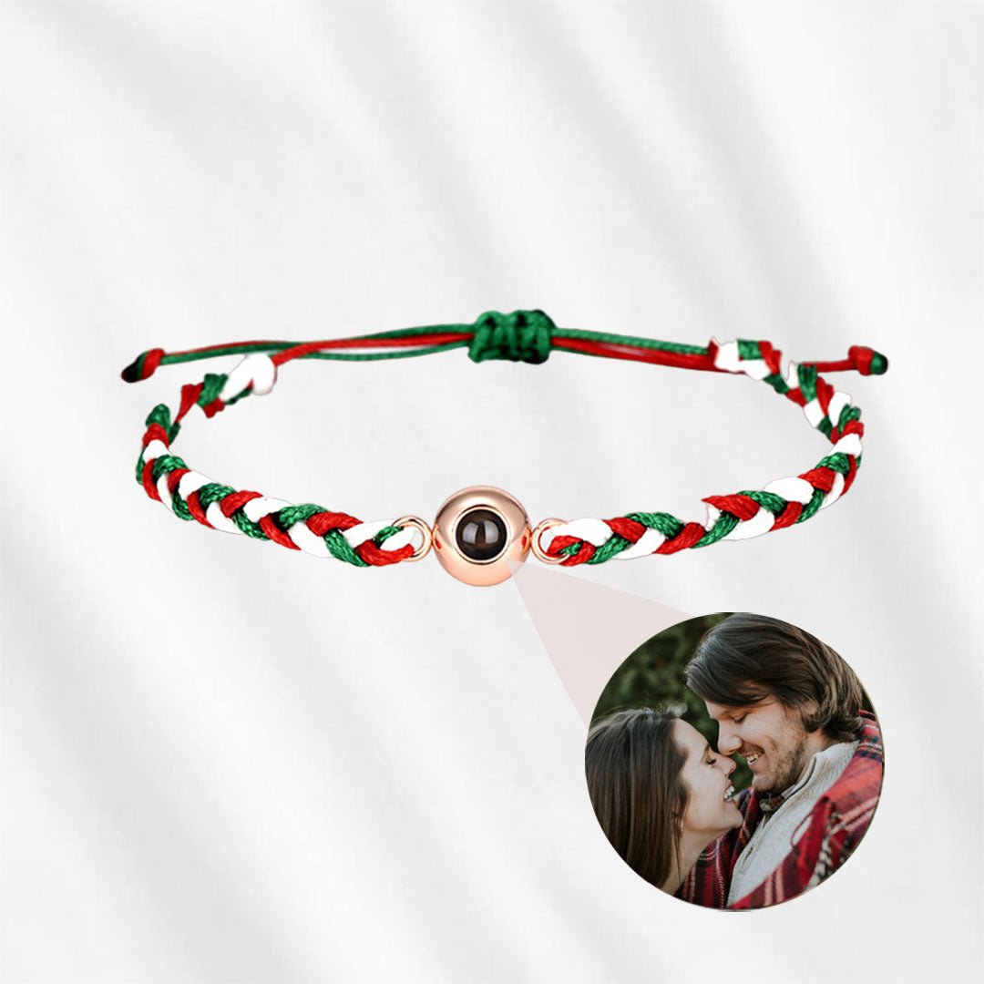 bracelet with photo inside christmas